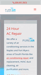 Mobile Screenshot of getpureair.com